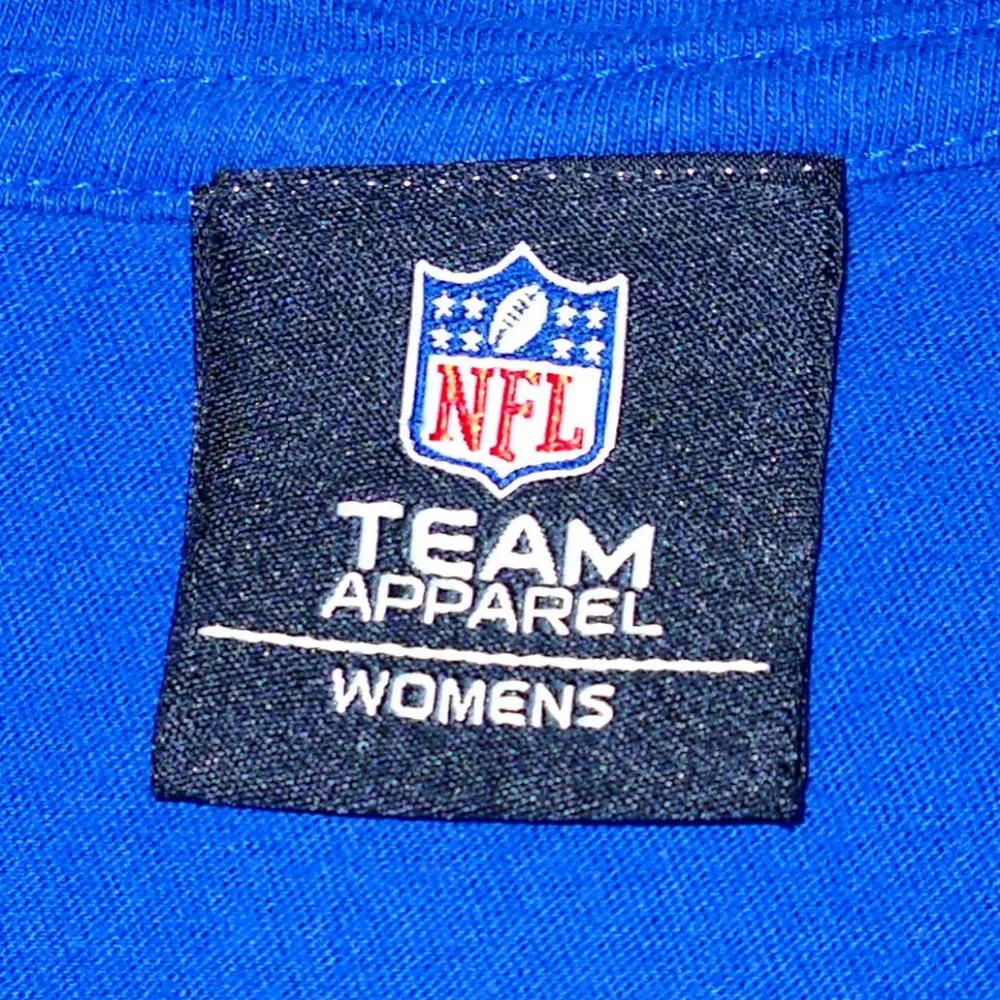 Indianapolis Colts TEAM APPAREL NFL T Shirt Womens Size L "LIKE NEW" - Picture 2 of 4